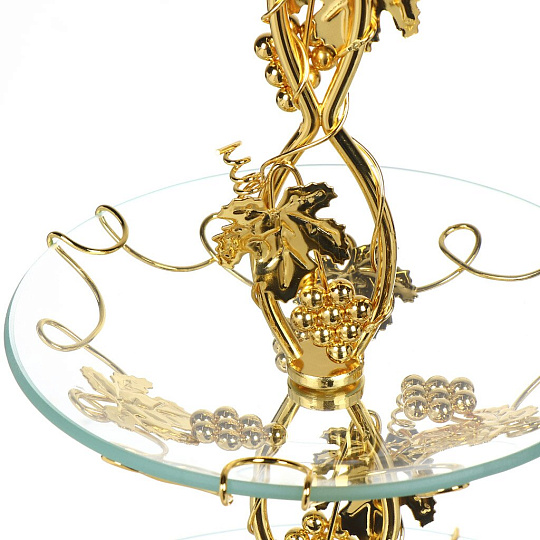 Ваза для конфет, 2 яруса, стекло, Mayer &amp; Boch, Ванесса-премиум, 26913