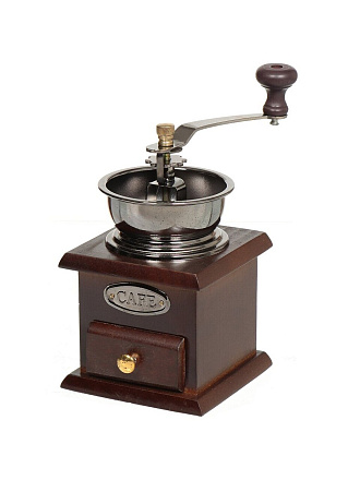 Кофемолка ручная металл, дерево, Y3-972, в ассортименте