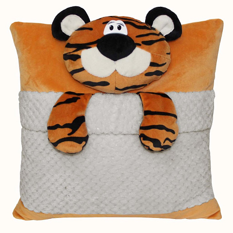 Подушка декоративная, 40х45 см, Тигр-Соня, 100% полиэстер