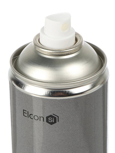 Эмаль аэрозольная, Elcon, универсальная, алкидная, глянцевая, серая, RAL 7040, 520 мл