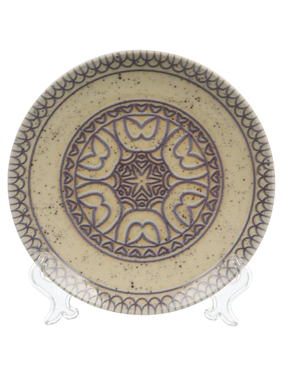 Тарелка десертная, фарфор, 17.5 см, круглая, Универсал Корица, Добрушский фарфоровый завод, 4С1282Ф34