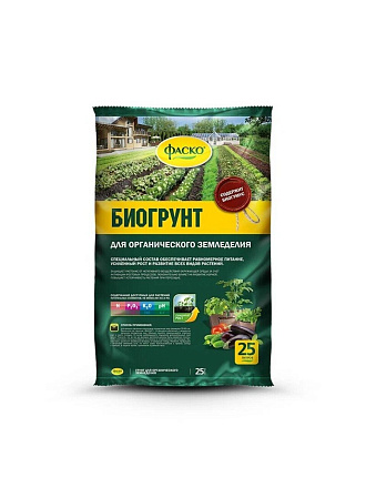 Грунт Универсальный, для органического земледелия, с биогумусом, 25 л, Фаско