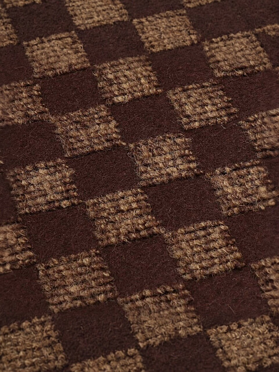 Коврик придверный, 60х90 см, прямоугольный, ПВХ, коричневый, Жаккард , ComeForte, НР-211