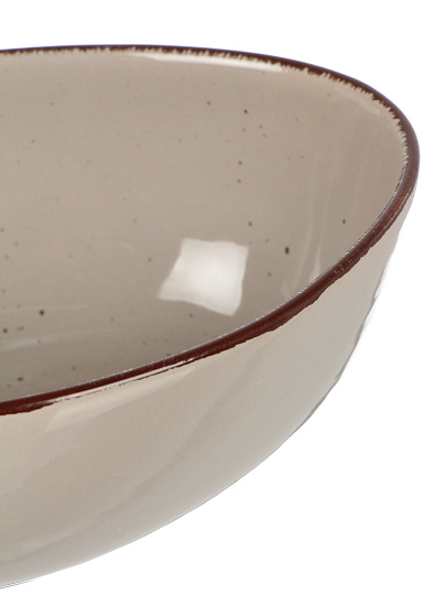 Салатник, керам, 13 см, фигурный, Pollen Daniks, капучино