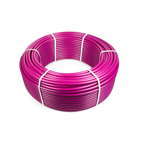 Труба для теплого пола диаметр 16х2 мм, 5-слойная, фиолетовая, 200 м, PE-RT EVOH, РосТурПласт