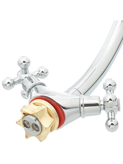 Смеситель для кухни, G.lauf, с кран-буксой, хром, QTZ4-B856