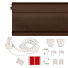 Рулонная штора Shantung, 160х60 см, шоколадная, 7792645 - фото 5