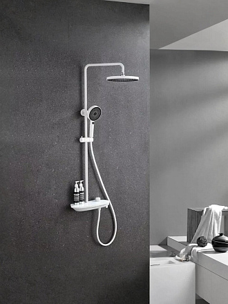 Душевая система для ванны, Gappo, короткий излив, с картриджем, с тропическим душем, G2495-88