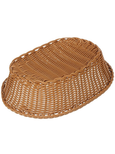 Корзина декоративная 27х19х8 см, овальная, плетеная, Y4-8900
