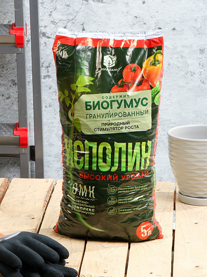 Удобрение Высокий урожай, универсальное, гранулы, 5 л, Исполин