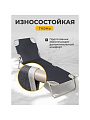 Раскладушка 176х56 см, 160 кг, L020034, жесткая, металл, ткань, черная - фото 10