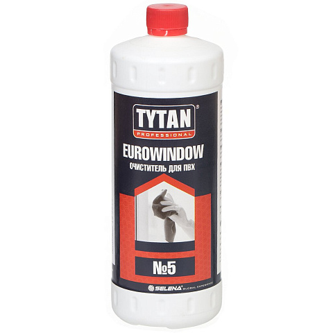 Очиститель для ПВХ, Eurowindow №5, 0.95 л, Tytan
