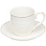 Сервиз кофейный из керамики, 12 предметов, Balsford 101-01008 белый с золотой каймой - фото 2