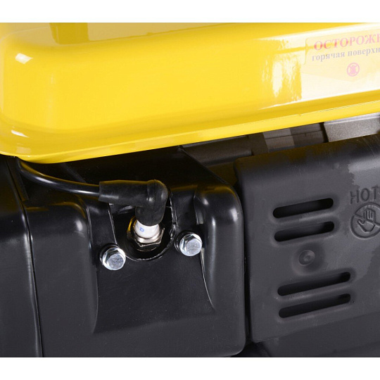 Генератор бензиновый, Eurolux, G950A, 0.65 кВт, 220 В, двухтактный, 2 л.с., 16 А, ручной стартер, 64/1/55