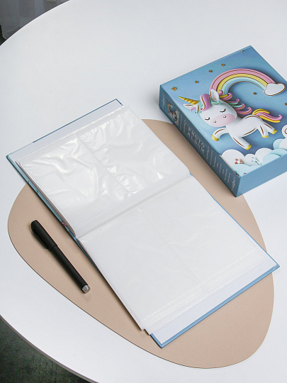 Фотоальбом 80 фото, 10х15 см, 23х19х5 см, цвет в ассортименте, Единорожек, Y4-11092