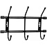 Вешалка настенная 3 крючка, 6.7х28.5х18 см, металл, Nika, ВН3, в ассортименте - фото 3