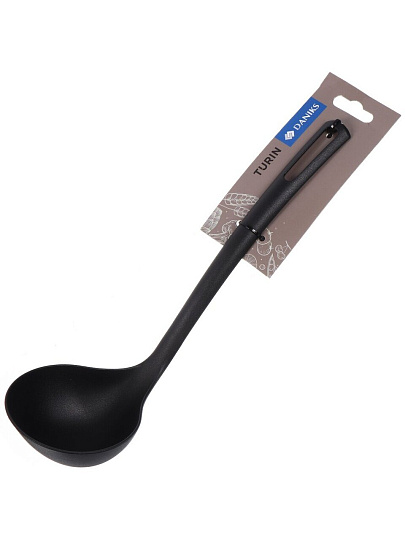 Половник нейлон, навеска, черный, Daniks, Turin, YW-KT309-1