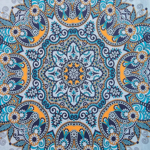 Постельное бельё "Этель" 2 сп. Персидские мотивы175×215 см, 100% хлопок, бязь, 2961499
