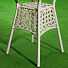 Мебель садовая Лоран, белая, стол, 80х80х70 см, 2 кресла, Y9-296 - фото 5