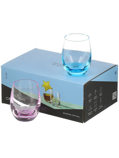 Стопка стекло, 60 мл, 6 шт, Bohemia, Клаб, 25180/D4662/60