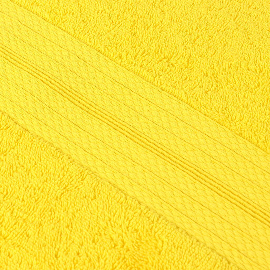 Полотенце банное 50х90 см, 100% хлопок, 540 г/м2, Dobby Mdm, Anilsan, ярко-желтое, Турция, 20505090
