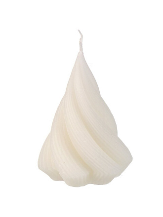 Свеча декоративная, 13.5х7.5 см, фигурная, молочная, парафин, А030157