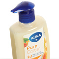 Крем-мыло жидкое для рук и тела AURA, Pure Cotton 2в1, Хлопок и мёд, 300 мл - фото 2