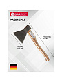Топор Bartex, РФ,Б4,2К-022, рукоятка дерево, 1.4 кг - фото 4