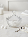 Сахарница 210 мл, стекло, с крышкой, Kaveh, VENICE-FANTASY, SR7265GCL