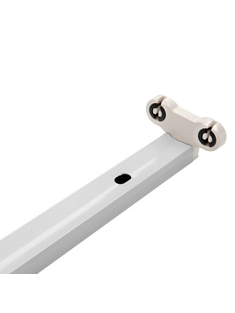 Светильник линейный светодиодный, General Lighting Systems, GSPO-S2-1200-2XT8-G13, G13, на 2 лампочки, IP20, 121х3.4х1.5 см, под светодиодную лампу T8, 420064
