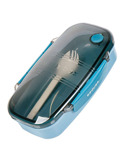 Контейнер пищевой пластик, 21х7х7 см, в ассортименте, прямоугольный, Y6-6575