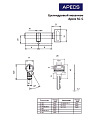 Личинка замка двери Apecs, SC-80-Z-C-Ni /SC-80-C-Ni, 2940, 80 мм, с заверткой, никель, 40/40 - фото 4