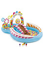 Игровой центр-бассейн Intex, 295х130х191 см, Сладости, 57149NP, 206 л, горка, распылитель, 6 мячиков, 2 конфеты, от 3 лет - фото 4