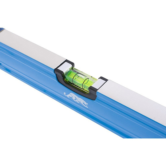 Уровень алюминиевый, 800 мм, профиль 1,6 мм, фрезерованный, заглушки, 3 глазка, Барс, 34424