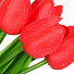Цветок искусственный декоративный Тюльпан, 7шт., 33 см, бордовый, Y6-10419 - фото 2