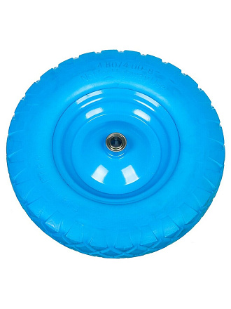 Колесо для тачки полиуретан PU, 4.80/4.00-8, втулка D20 мм, Мастер Инструмент