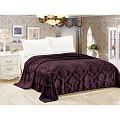 Плед евро, 200х220 см, велсофт, 100% полиэстер, Cleo, Парма, сливовый, 200/082-OP - фото 2