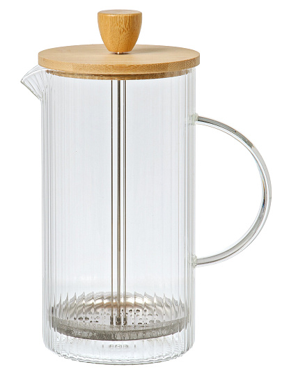 Френч-пресс 1 л, стекло, Грани, Y4-11356