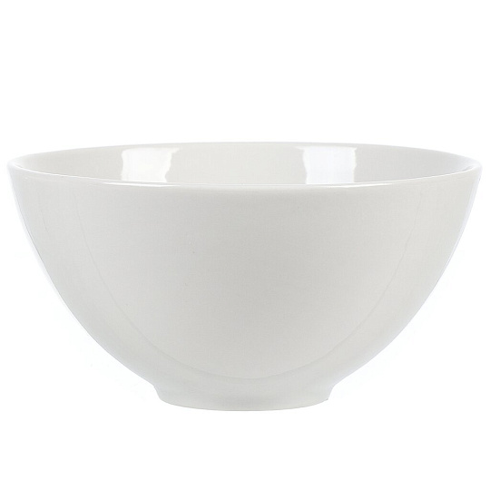 Миска фарфор, круглая, 7 см, 0.55 л, Дулевский фарфор, 105372, белая