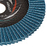 Круг лепестковый торцевой КЛТ1 для УШМ, LugaAbrasiv, диаметр 150 мм, посадочный диаметр 22 мм, зерн ZK40, шлифовальный - фото 3