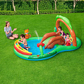 Игровой центр-бассейн Bestway, 295х199х130 см, Волшебный лес, 53093, 214 л, горка, фонтан, мячики, от 2 лет - фото 2
