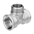 Тройник 3/4&amp;quot;х1/2&amp;quot;х3/4&amp;quot;, г-ш-г, латунь, AquaLink - фото 2
