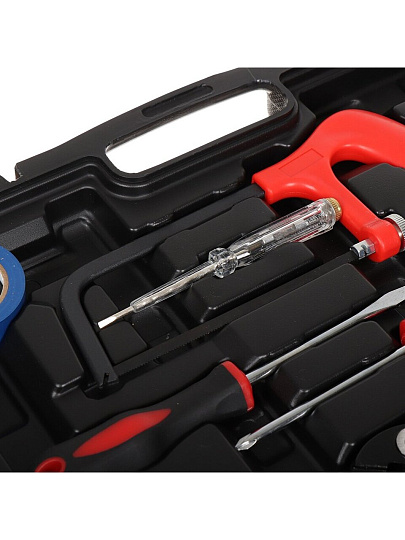 Набор слесарных инструментов Bartex, 6-гранный, металл, пластик, кейс, 15 предметов