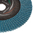 Круг лепестковый торцевой КЛТ2 для УШМ, LugaAbrasiv, диаметр 150 мм, посадочный диаметр 22 мм, зерн ZK60, шлифовальный - фото 3