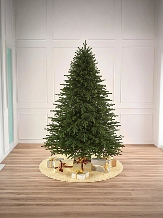 Елка новогодняя напольная, 180 см, Венецианская, ель, хвоя литая, подст. пластик, ЕЛЛ 18