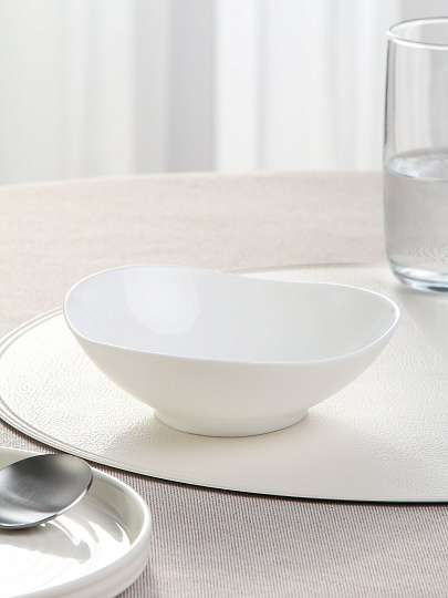 Салатник стеклокерамика, круглый, 15х5 см, Вайт, RLW60X