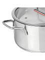 Кастрюля нержавеющая сталь, 6.8 л, крышка стекло, Taller, Тенденси, TR-17275, индукция - фото 5