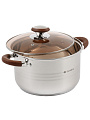 Кастрюля нержавеющая сталь, 5 л, крышка стекло, Daniks, Веллингтон, GS-01415-22CA, индукция - фото 9