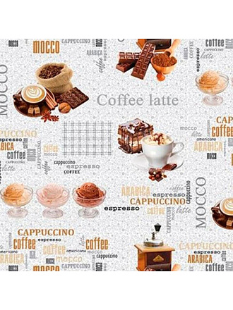 Клеенка Колорит, Перфект Мажор, 1.3х20 м, ПВХ на нетканой основе, 576/0