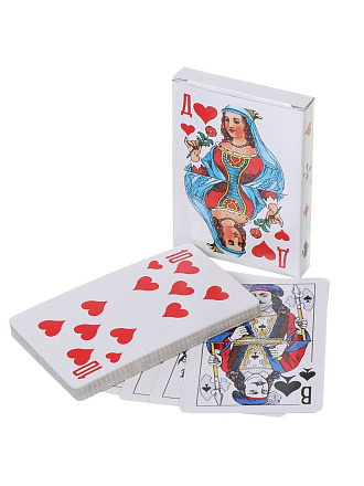 Карты игральные Классические, 9х6 см, 36 штук, Y6-6385/D030011